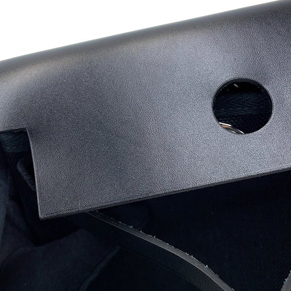 エルメス ショルダーバッグ エールバッグジップ ミニ ブラック/シルバー金具 トワルアッシュ/ヴァッシュハンター G刻印 HERMES 黒
