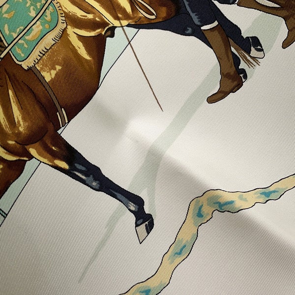 エルメス スカーフ カレ90 王立アンダルシア馬術学校 Real Escuela Andaluza del Arte Ecuestre HERMES 2006年秋冬