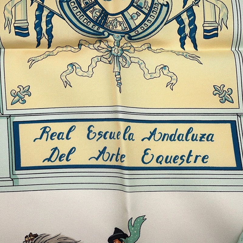 エルメス スカーフ カレ90 王立アンダルシア馬術学校 Real Escuela Andaluza del Arte Ecuestre HERMES 2006年秋冬