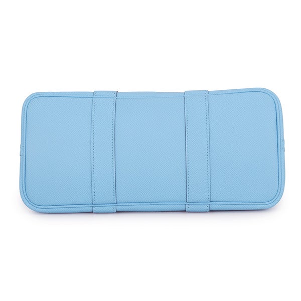 エルメス トートバッグ ガーデンパーティTPM セレステ/シルバー金具 エプソン U刻印 HERMES Garden Party セレスト