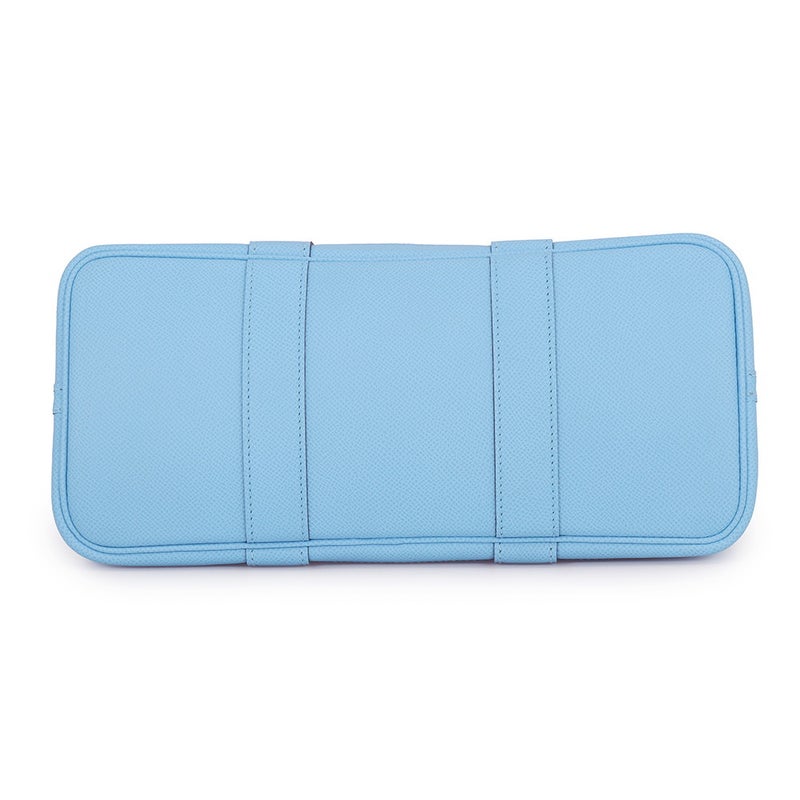 エルメス トートバッグ ガーデンパーティTPM セレステ/シルバー金具 エプソン U刻印 HERMES Garden Party セレスト