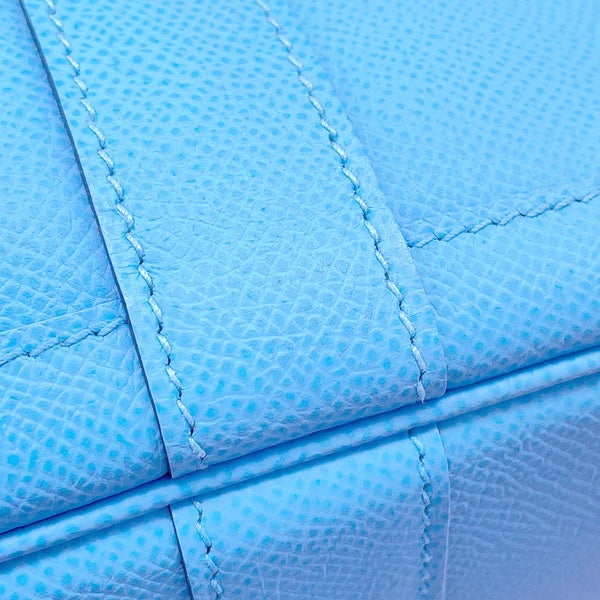 エルメス トートバッグ ガーデンパーティTPM セレステ/シルバー金具 エプソン U刻印 HERMES Garden Party セレスト