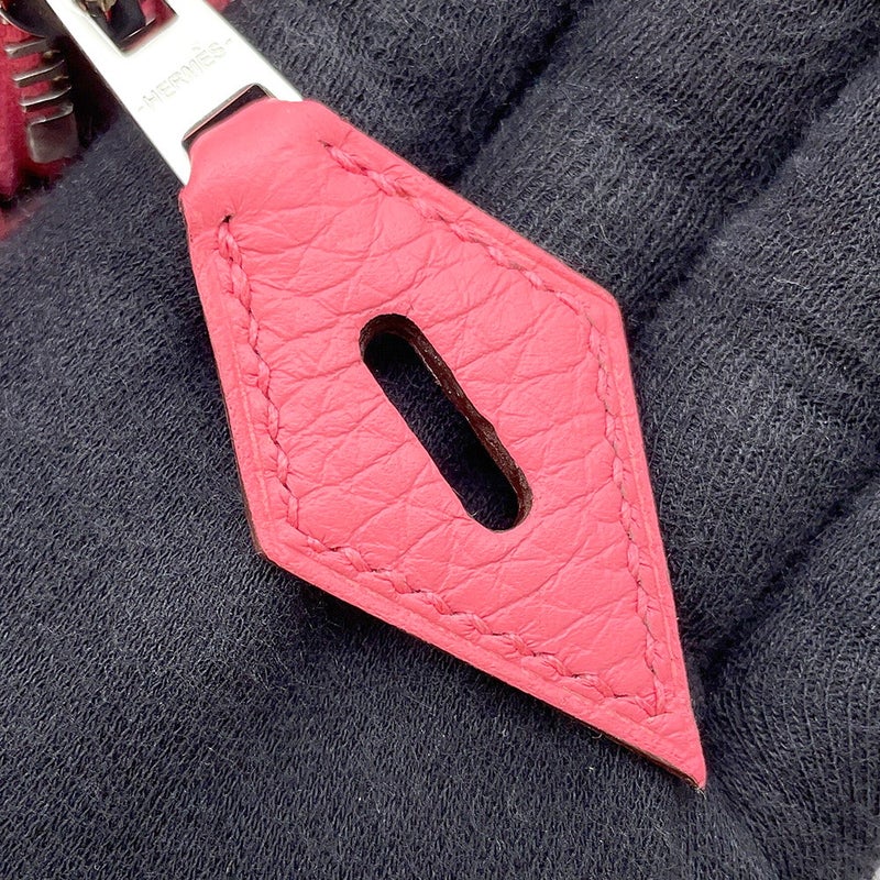 エルメス ハンドバッグ ボリード31 ローズアザレ/シルバー金具 トリヨンクレマンス Y刻印 2wayショルダーバッグ