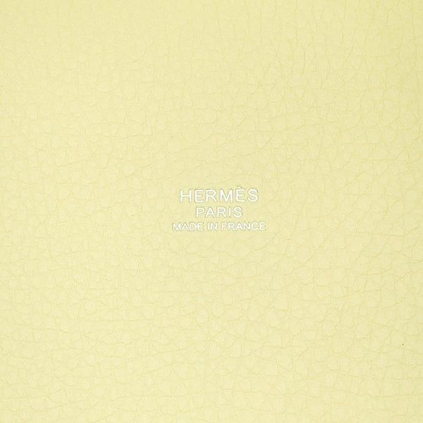 エルメス ハンドバッグ ピコタンロックPM ジョーヌミルトン/シルバー金具 トリヨンクレマンス W刻印 HERMES トートバッグ
