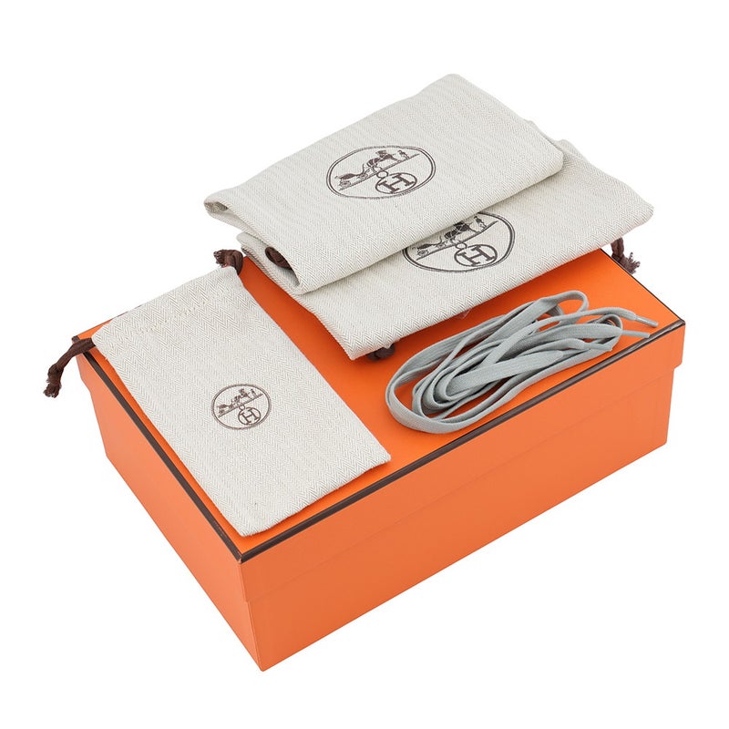 エルメス スニーカー ジェット パラシュート・ファブリック/シェーヴル・ヴェロア レディースサイズ39 HERMES 靴 白