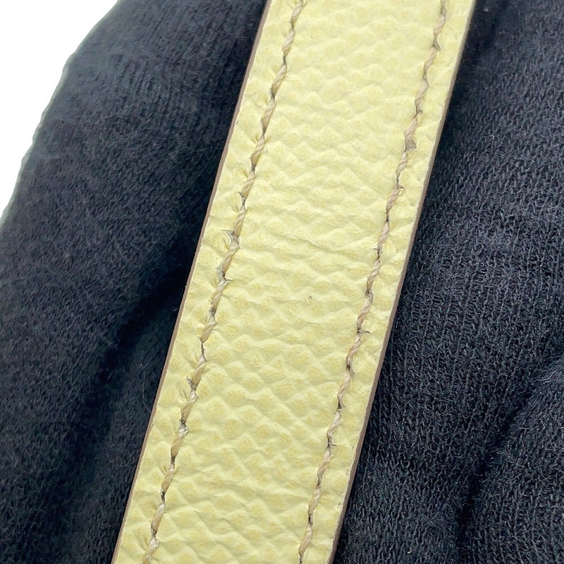 エルメス ボリード1923 25 ヴェルソ ジョーヌミルトン/クレ/シルバー金具 エプソン W刻印 2wayショルダー