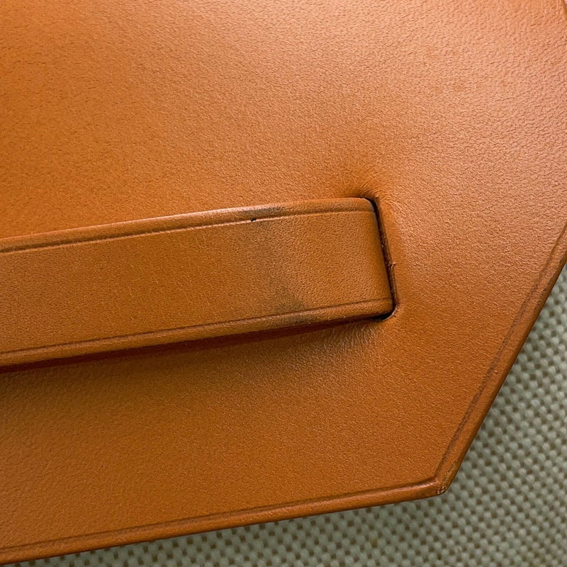 エルメス ショルダーバッグ エールバッグMM エクリュ/ナチュラル/シルバー金具 トワルアッシュ/ヴァッシュハンター □D刻印 HERMES
