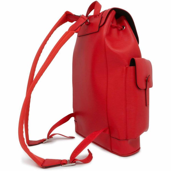 ルイヴィトン リュックサック エピ シュプリーム クリストファー M53414 LOUIS VUITTON Supreme レッド 黒