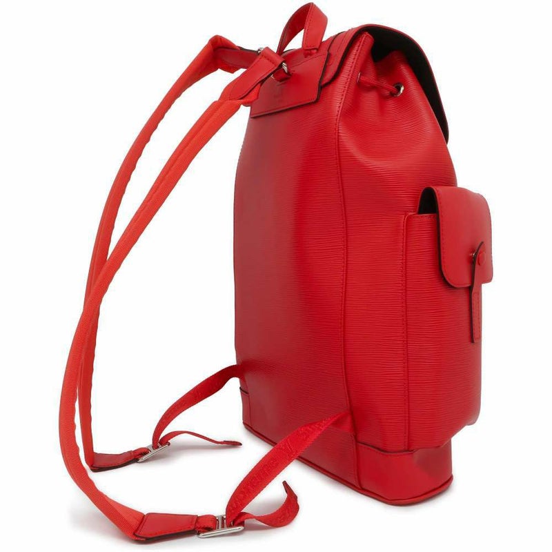 ルイヴィトン リュックサック エピ シュプリーム クリストファー M53414 LOUIS VUITTON Supreme レッド 黒