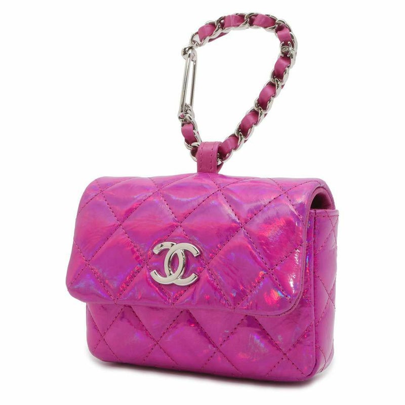 シャネル ポーチ マトラッセ ココマーク イヤーズギフト パテント エナメル CHANEL 小物入れ 2023年