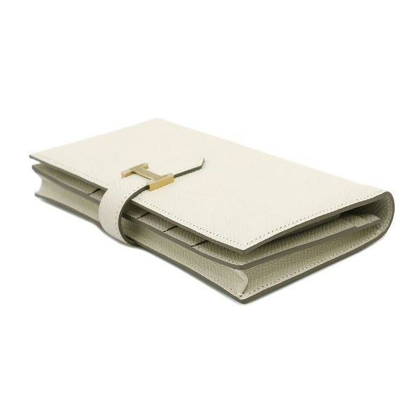 エルメス 長財布 ベアンスフレ クレ/ゴールド金具 エプソン W刻印 HERMES 財布