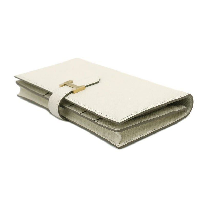 エルメス 長財布 ベアンスフレ クレ/ゴールド金具 エプソン W刻印 HERMES 財布