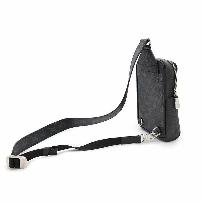 ルイヴィトン ボディバッグ モノグラム・エクリプス タイガラマ アウトドア・スリングバッグ M30741 メンズ ブラック 黒