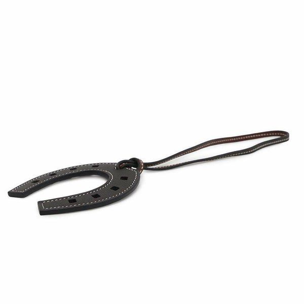 エルメス チャーム パドック シュバル エベンヌ/ルージュアッシュ スイフト HERMES 馬蹄モチーフ ホースシュー