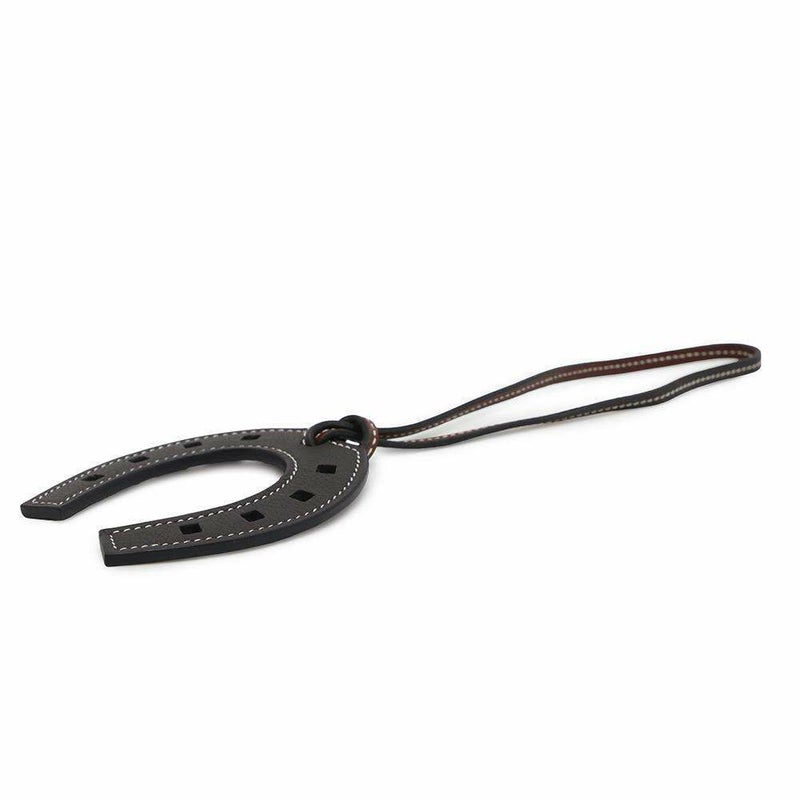 エルメス チャーム パドック シュバル エベンヌ/ルージュアッシュ スイフト HERMES 馬蹄モチーフ ホースシュー