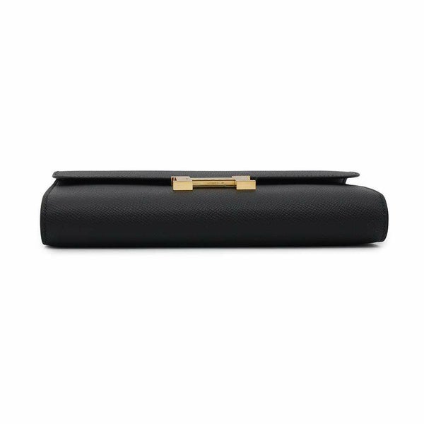 エルメス 長財布 コンスタンス トゥーゴー ロング ブラック/ゴールド金具 エプソン K刻印 HERMES 黒