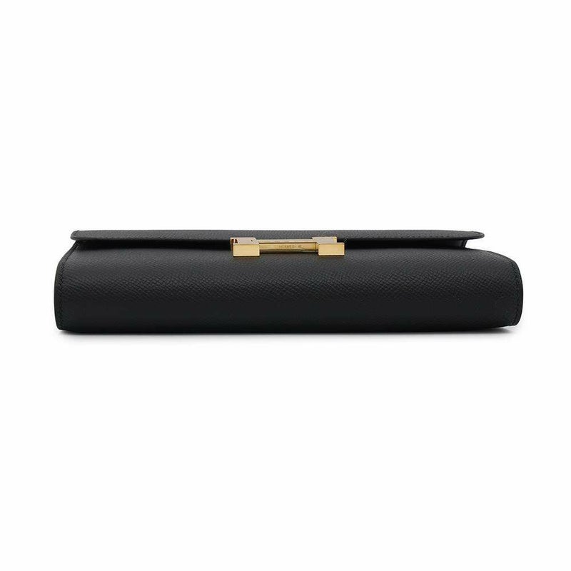 エルメス 長財布 コンスタンス トゥーゴー ロング ブラック/ゴールド金具 エプソン K刻印 HERMES 黒