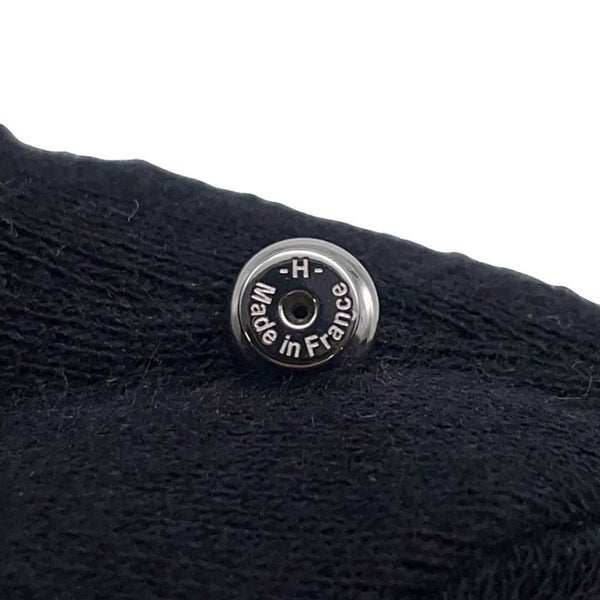 エルメス ピアス ミニ・ポップアッシュ マロングラッセ/シルバー金具 Hモチーフ HERMES Pop H ポップH