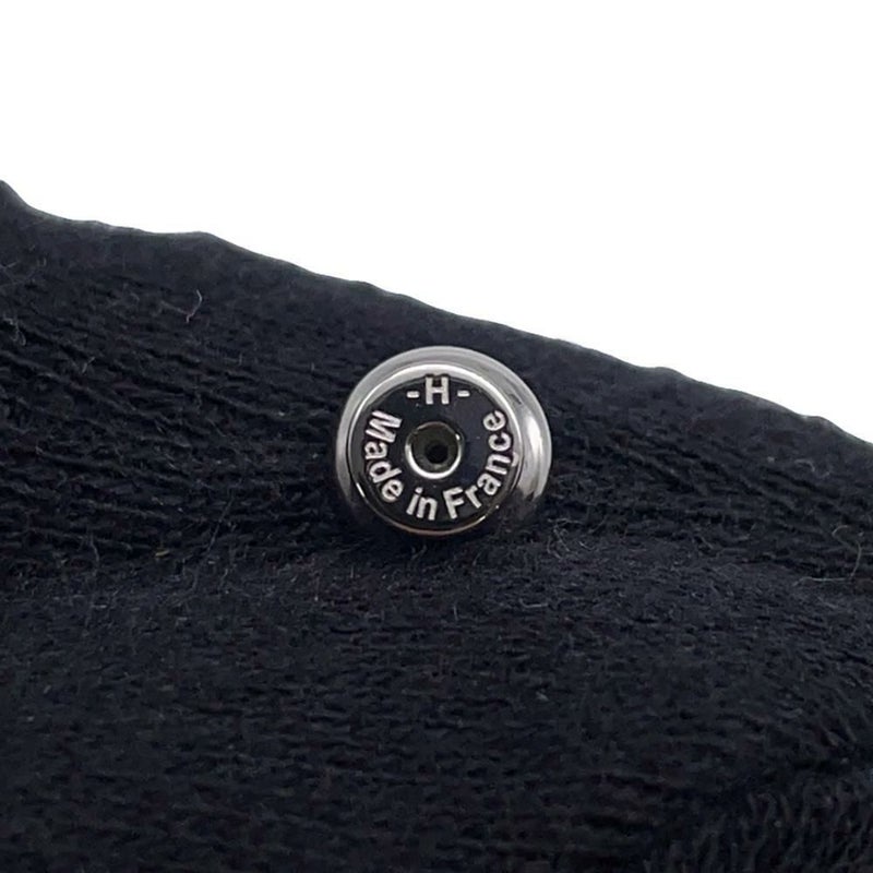 エルメス ピアス ミニ・ポップアッシュ マロングラッセ/シルバー金具 Hモチーフ HERMES Pop H ポップH