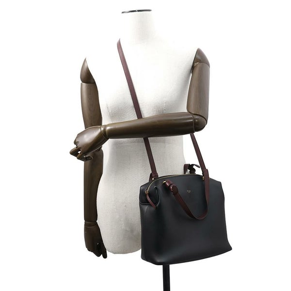 セリーヌ ハンドバッグ ソフトキューブ スモール レザー 181613 CELINE 2way 黒