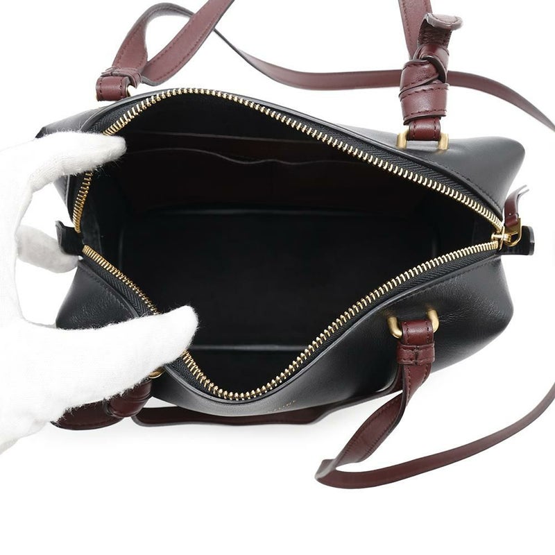 セリーヌ ハンドバッグ ソフトキューブ スモール レザー 181613 CELINE 2way 黒