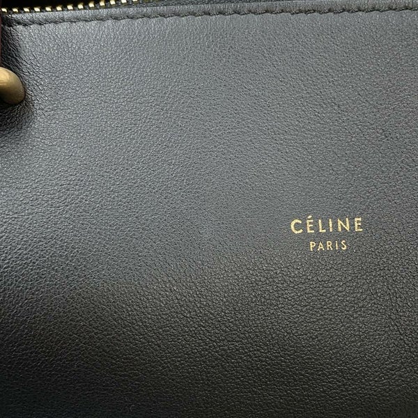 セリーヌ ハンドバッグ ソフトキューブ スモール レザー 181613 CELINE 2way 黒