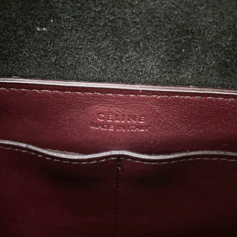 セリーヌ ハンドバッグ ソフトキューブ スモール レザー 181613 CELINE 2way 黒