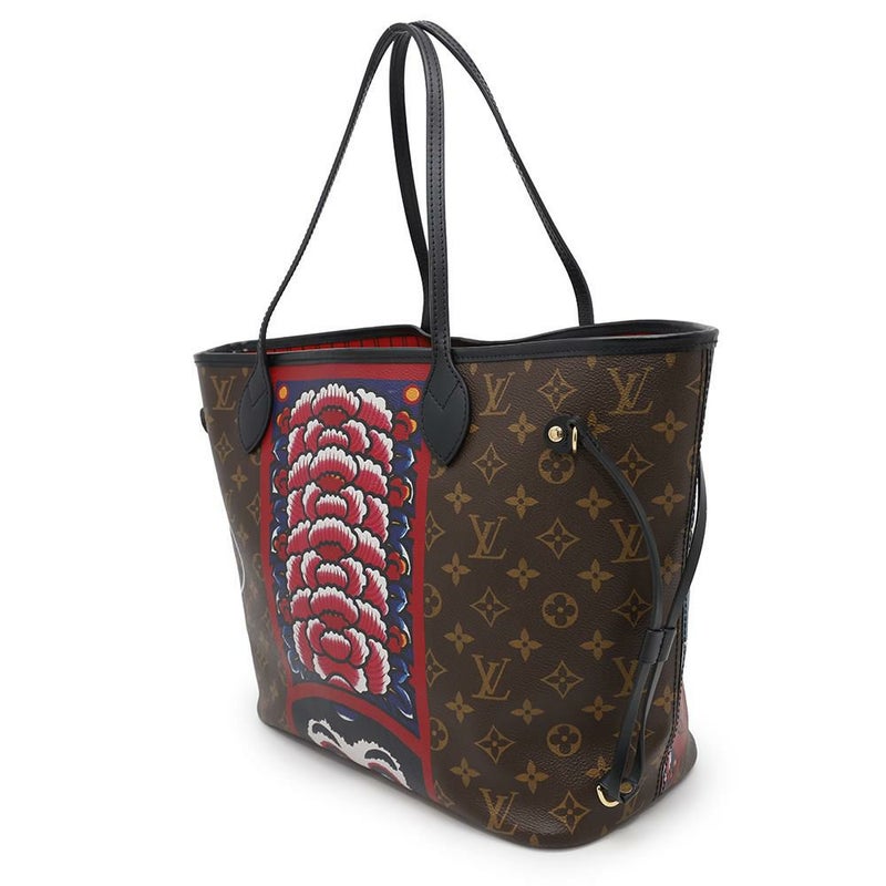 ルイヴィトン トートバッグ モノグラム ネヴァーフルMM M43499 歌舞伎 だるま 山本寛斎 ニコラ・ジェスキエール 日本限定