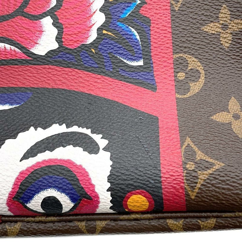 ルイヴィトン トートバッグ モノグラム ネヴァーフルMM M43499 歌舞伎 だるま 山本寛斎 ニコラ・ジェスキエール 日本限定