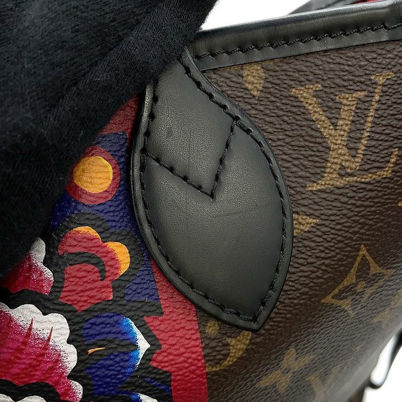 ルイヴィトン トートバッグ モノグラム ネヴァーフルMM M43499 歌舞伎 だるま 山本寛斎 ニコラ・ジェスキエール 日本限定