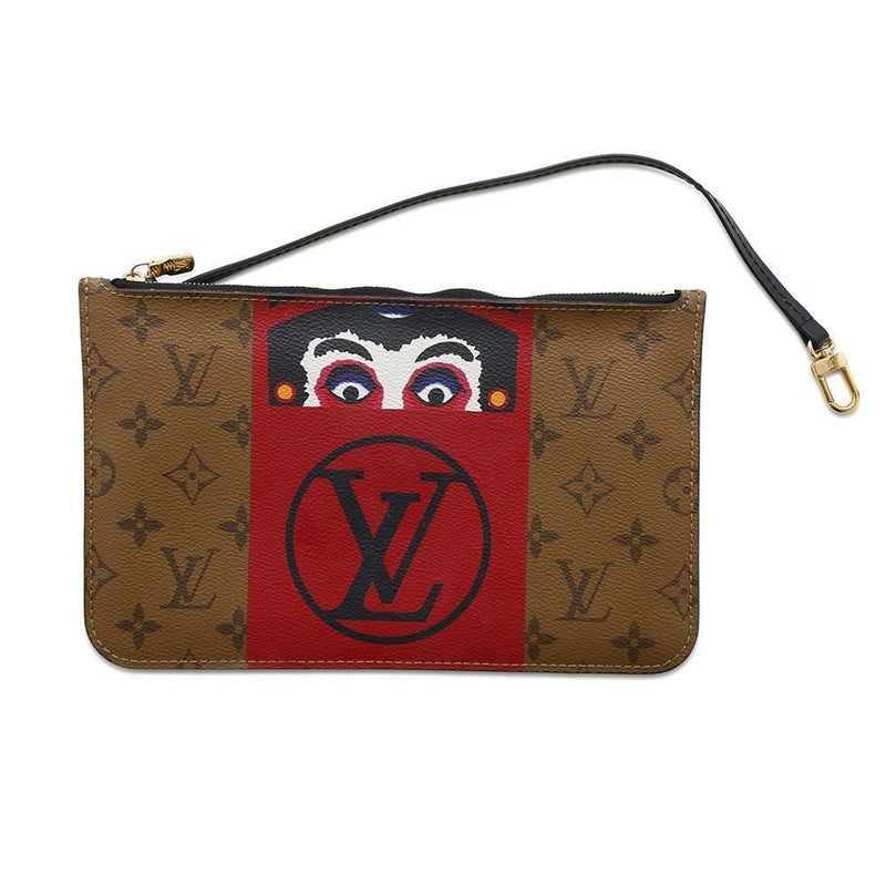 ルイヴィトン トートバッグ モノグラム ネヴァーフルMM M43499 歌舞伎 だるま 山本寛斎 ニコラ・ジェスキエール 日本限定