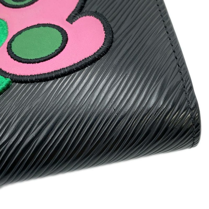 ルイヴィトン チェーンウォレット エピ ポルトフォイユ・ツイスト チェーン M63320 黒 ブラック 財布