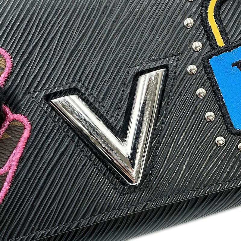 ルイヴィトン チェーンウォレット エピ ポルトフォイユ・ツイスト チェーン M63320 黒 ブラック 財布