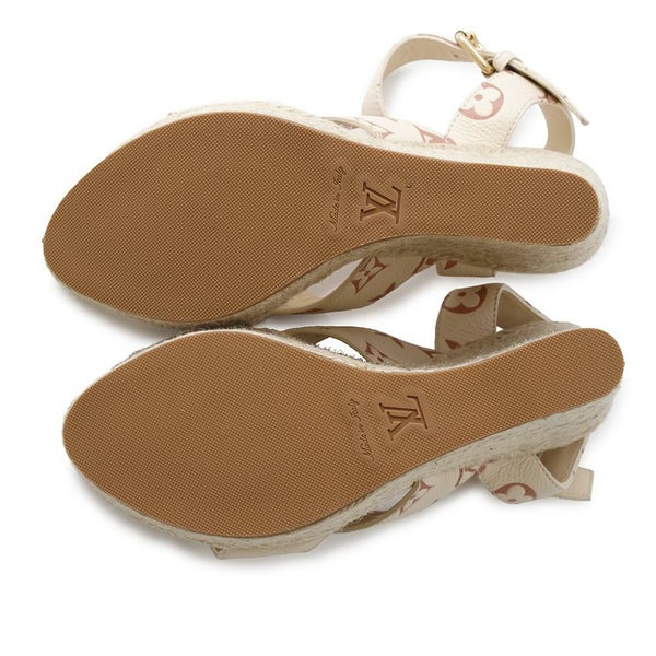 ルイヴィトン サンダル モノグラム スターボード・ライン ヴェッジソール レディースサイズ36 靴