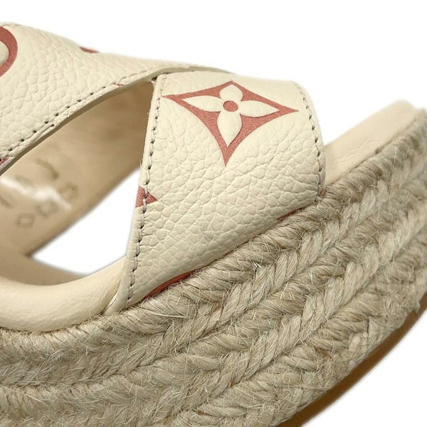 ルイヴィトン サンダル モノグラム スターボード・ライン ヴェッジソール レディースサイズ36 靴