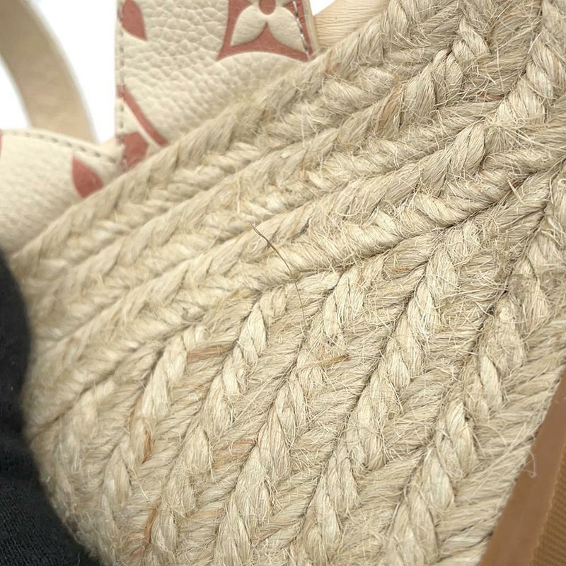 ルイヴィトン サンダル モノグラム スターボード・ライン ヴェッジソール レディースサイズ36 靴