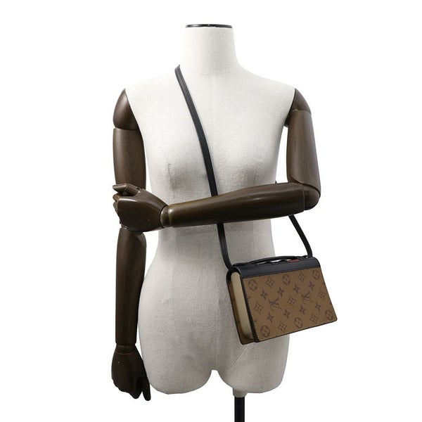 ルイヴィトン ショルダーウォレット モノグラム・リバース LV ブックウォレット オン チェーン M81830 財布