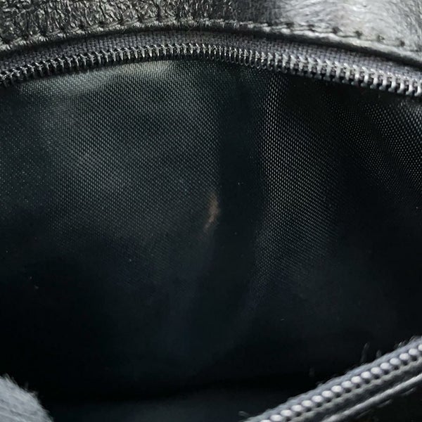 シャネル チェーンショルダーバッグ マトラッセ ココマーク タッセル リザード CHANEL 黒