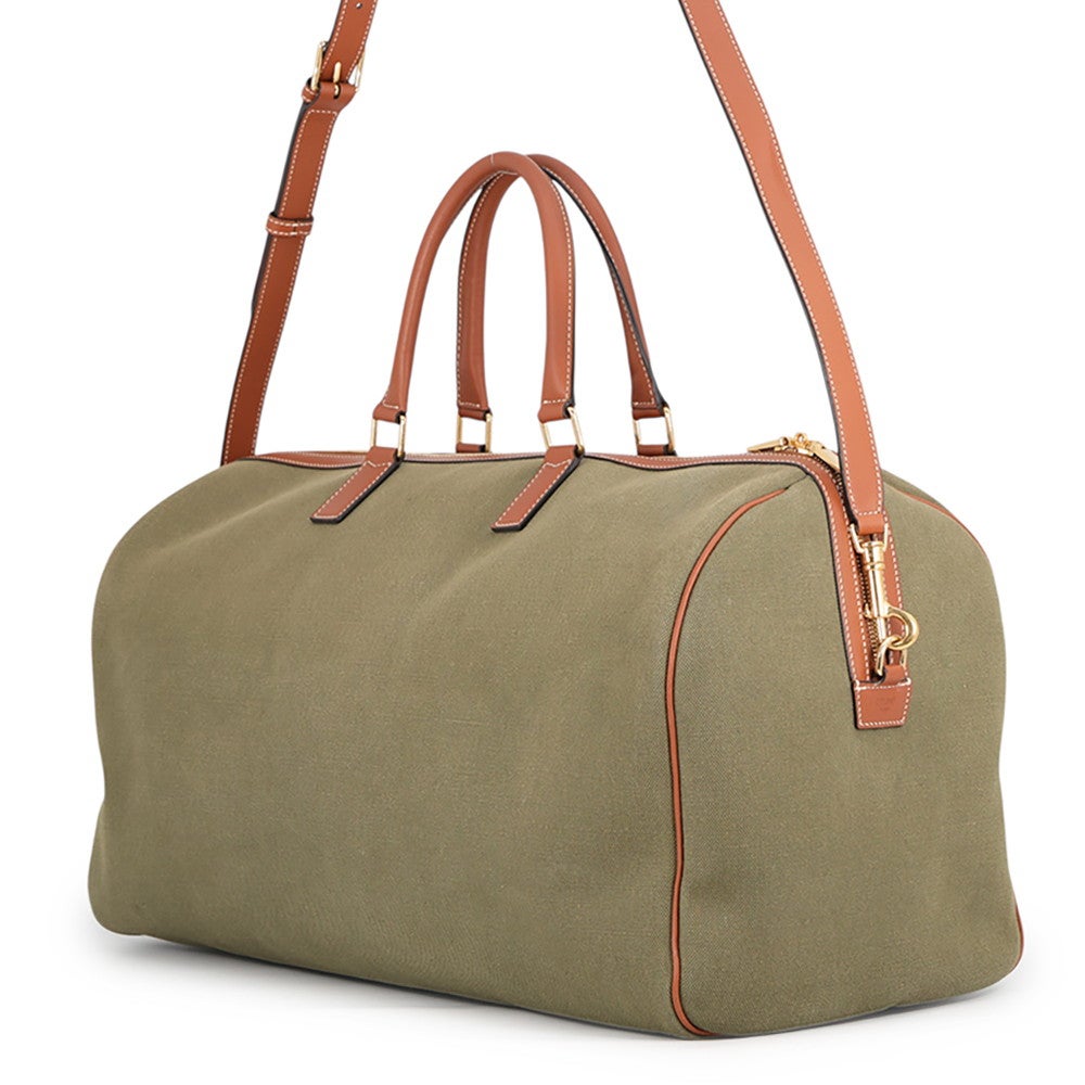 セリーヌ ボストンバッグ ロゴ キャンバス/レザー CELINE 2way