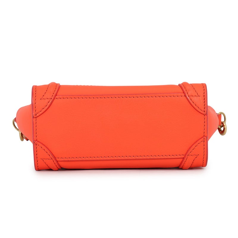 セリーヌ ハンドバッグ ラゲージ ナノショッパー レザー 168243 CELINE 2wayショルダーバッグ