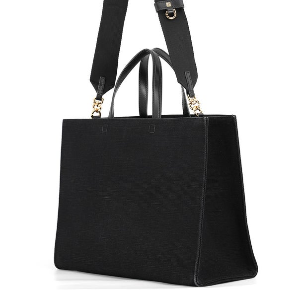 ジバンシー トートバッグ G-TOTE ミディアム キャンバス BB50N2B1F1-001 GIVENCHY 2way 黒