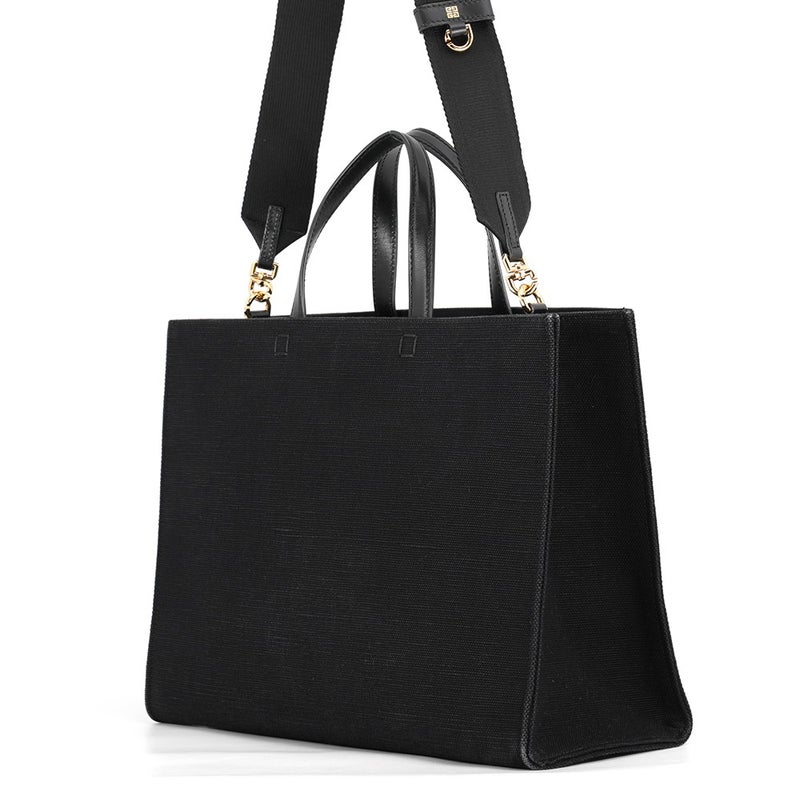 ジバンシー トートバッグ G-TOTE ミディアム キャンバス BB50N2B1F1-001 GIVENCHY 2way 黒