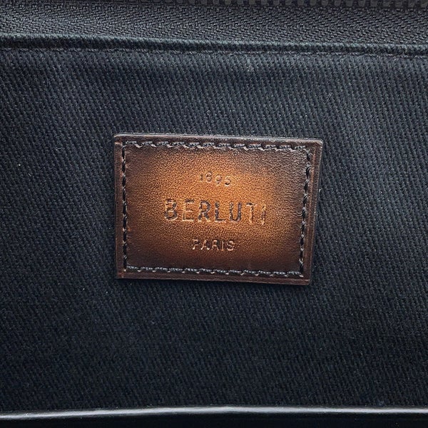 ベルルッティ クラッチバッグ ニノ シグネチャー PVC レザー Berluti 黒