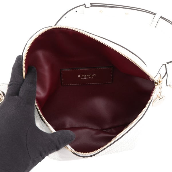 ジバンシー ボディバッグ ボンド ベルトバッグ レザー BBU00WB0RX-10085 GIVENCHY 白