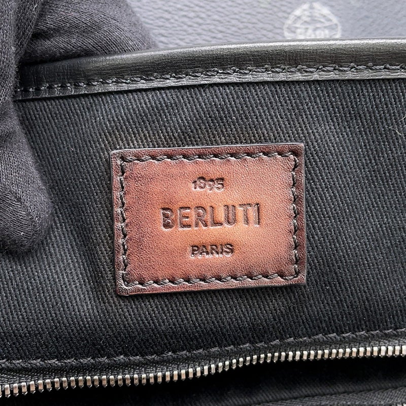 ベルルッティ トートバッグ シグネチャー PVC M222500KA2 Berluti　バッグ メンズ 黒