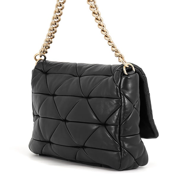 プラダ ワンショルダーバッグ システム パッチワーク レザー 1BD291 PRADA 黒