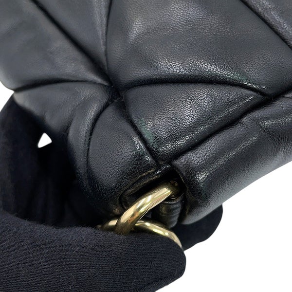 プラダ ワンショルダーバッグ システム パッチワーク レザー 1BD291 PRADA 黒