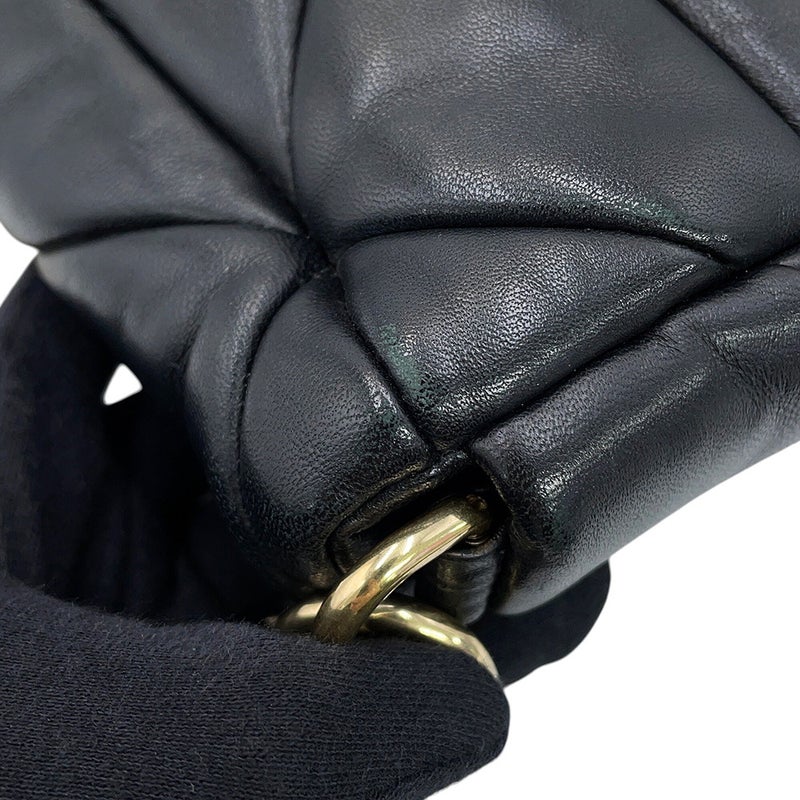 プラダ ワンショルダーバッグ システム パッチワーク レザー 1BD291 PRADA 黒