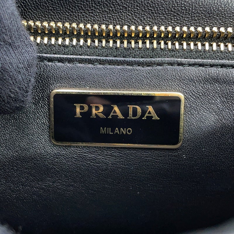 プラダ ワンショルダーバッグ システム パッチワーク レザー 1BD291 PRADA 黒