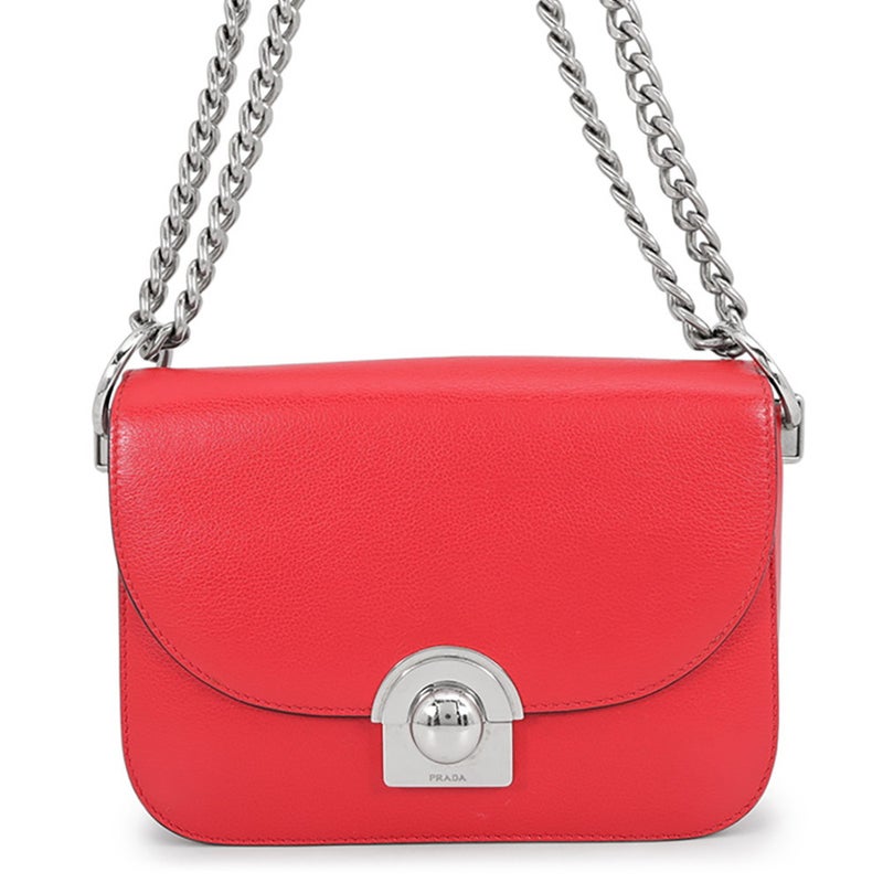 プラダ チェーンショルダーバッグ レザー 1BD030 PRADA
